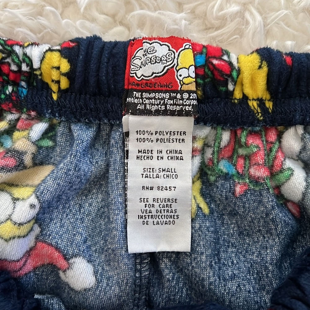 Simpsons Christmas Pajama Pants - Picture 6 of 10